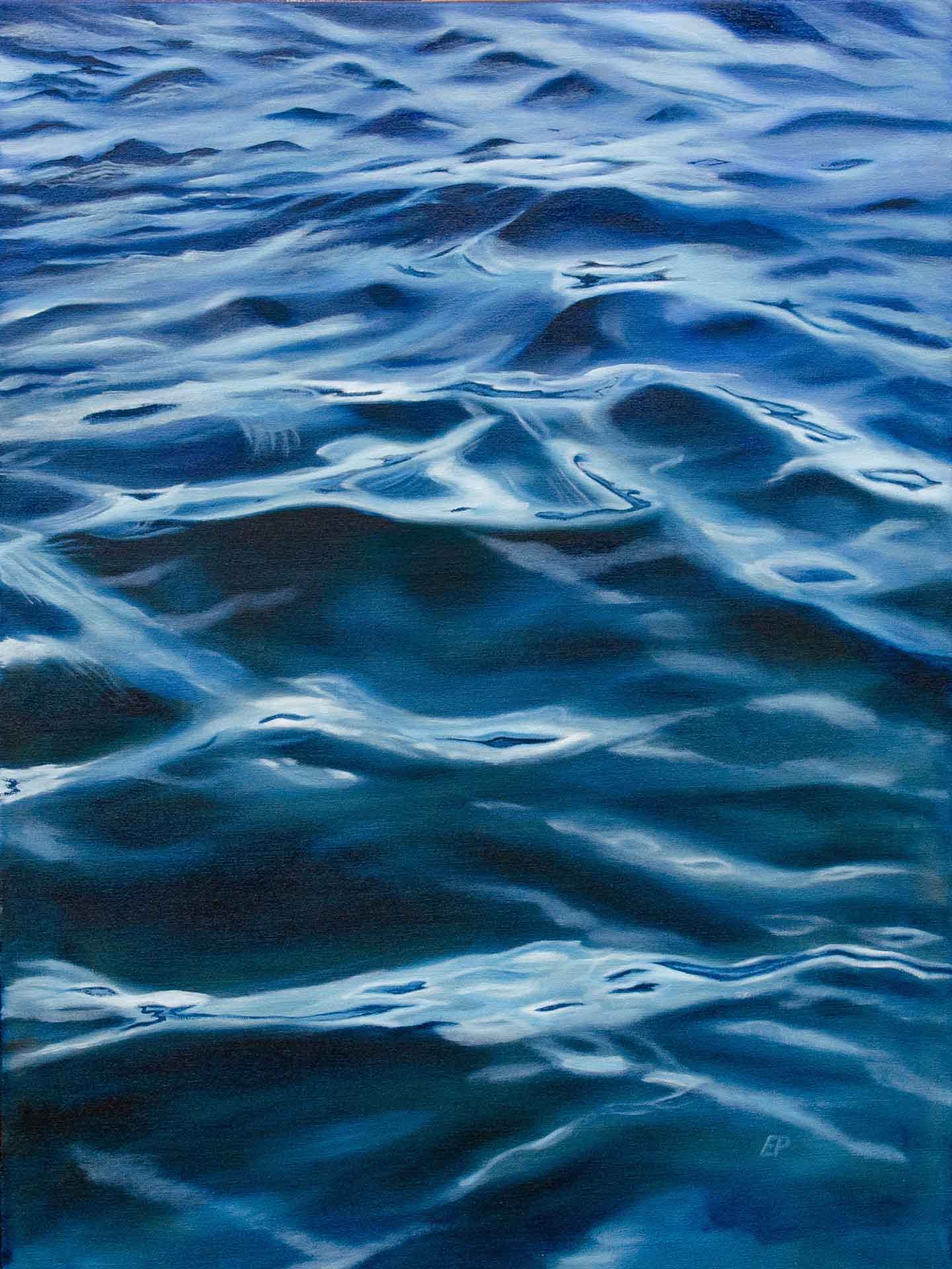 Kallavesi II (2023), 80x60 cm, 400 €